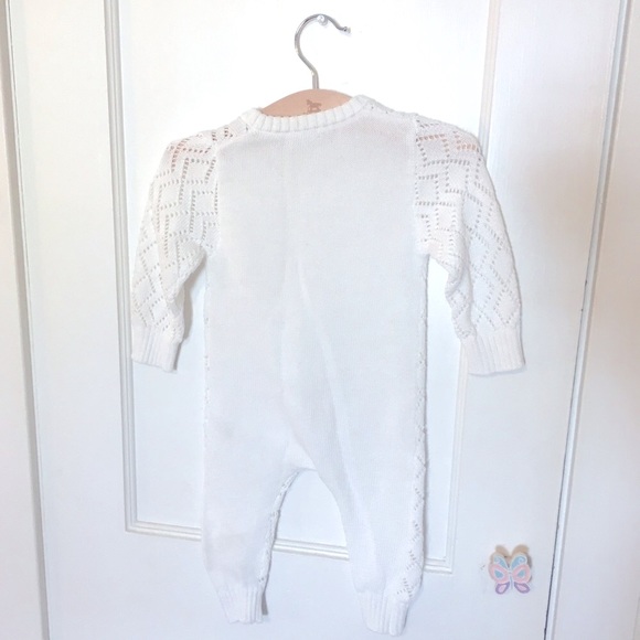 Knitted Baby Onesie With Buttons - Picture 10 of 10